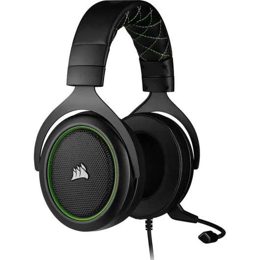 Corsair HS50 Pro Stereo Auriculares Gaming Verdes - También en Amazon