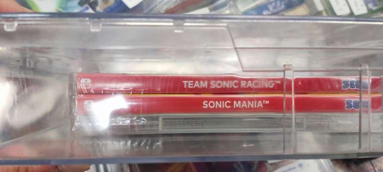 Pack 3 juegos Switch: Sonic Mania, Team Sonic Racing, Sega Mega Drive Classics (Carrefour Palencia)