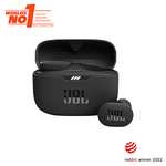 JBL TUNE 130NC TWS - Bluetooth IPX4 con micrófono incorporado para música, deportes y llamadas, 40h batería, estuche de carga, negro