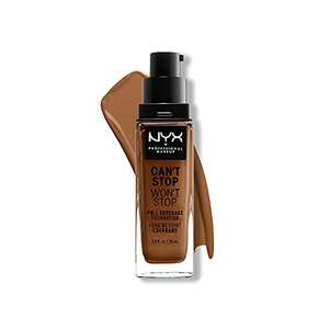 NYX Professional Makeup Base de maquillaje Can't Stop Won't Stop Full Coverage Foundation