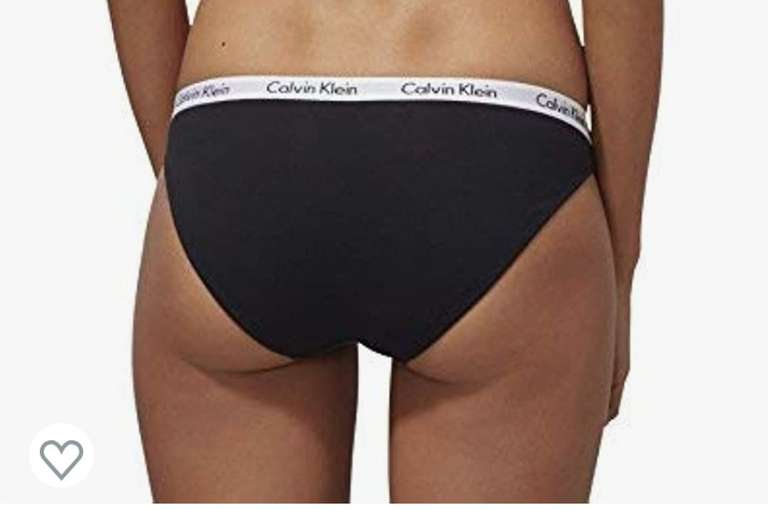 Calvin Klein Jeans Bikini 3pk Braguitas, Black/White/Black Wzb para mujer. en muchas tallas!