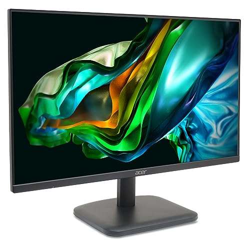 Acer EK241YHBIF - Monitor 24  Full HD 100 Hz (60 cm, 1920x1080, 16:9, 250  Nits, Tiempo de Respuesta 1 ms VRB, AMD FreeSync, Zero Frame 1xVGA, 1xHDMI  1.4) Monitor PC Color Negro : : Informática