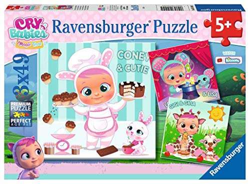 Ravensburger Cry Babies Puzzle 3 x 49 Piezas