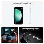 SAMSUNG Galaxy S23 FE, 256 GB, Teléfono Móvil 5G con IA, Smartphone Android, Color Crema (Versión Española)