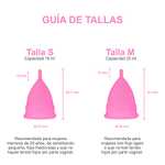 Copa Menstrual con Esterilizador Talla S, M y L - Fabricada con Silicona de Grado Médico, Hipoalergénica, 100% Segura - Fácil Uso