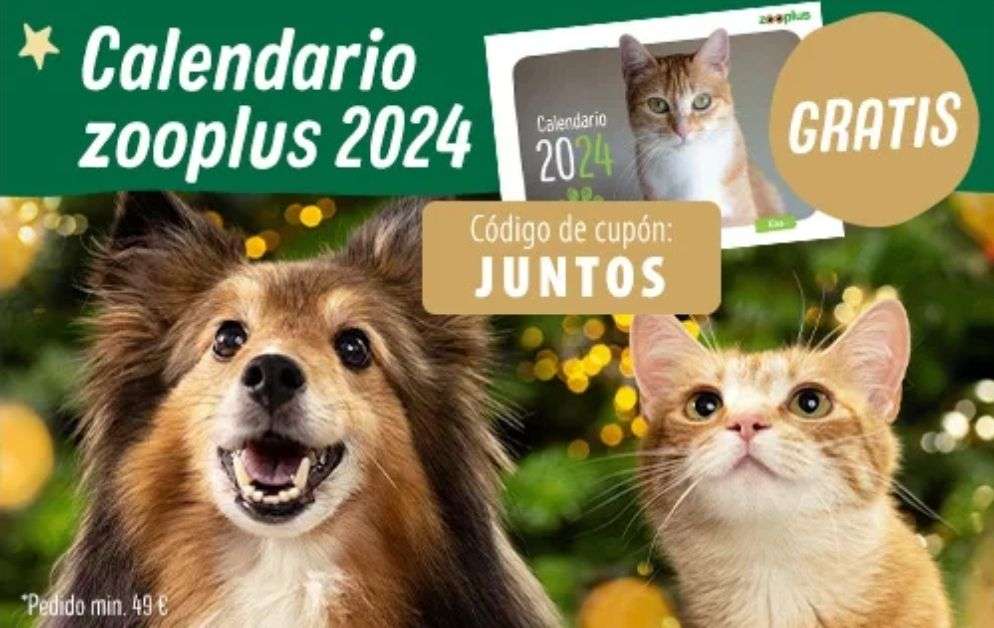 Calendario Zooplus gratis con tu pedido +49€ » Chollometro