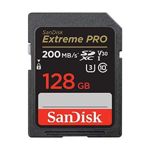 SanDisk Tarjeta SDXC Extreme PRO de 128 GB + RescuePRO Deluxe
