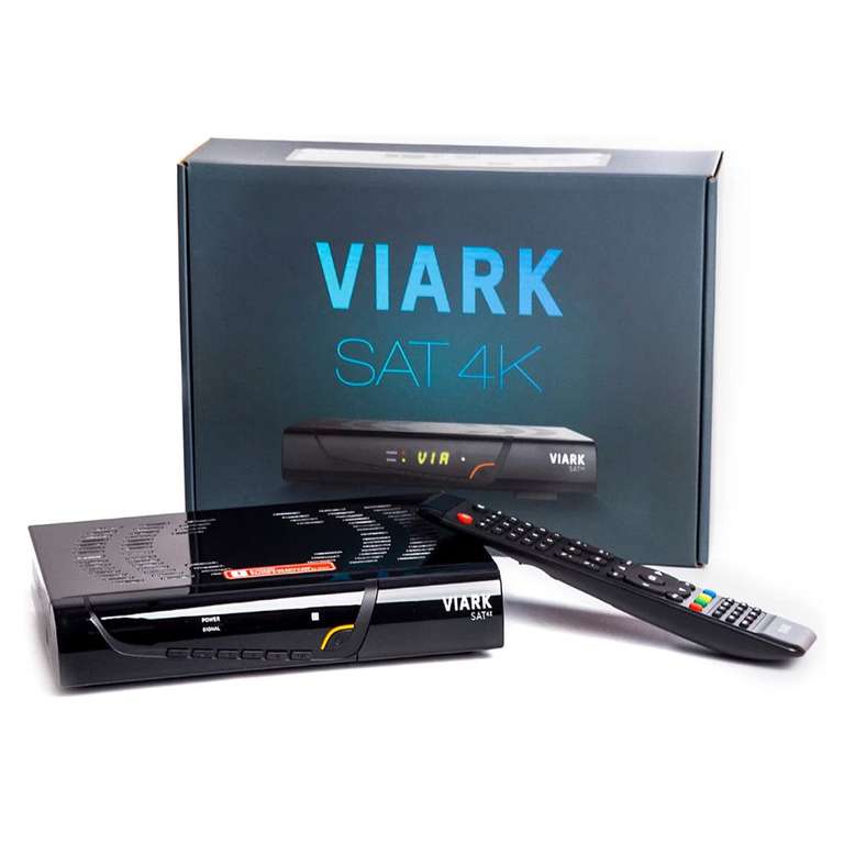 Viark SAT 4K Receptor Satélite decodificador con Wifi