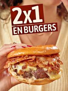 RIBS: 2x1 en Burgers [De lunes a viernes. Solo en restaurante. Del 20/03 al 20/05]