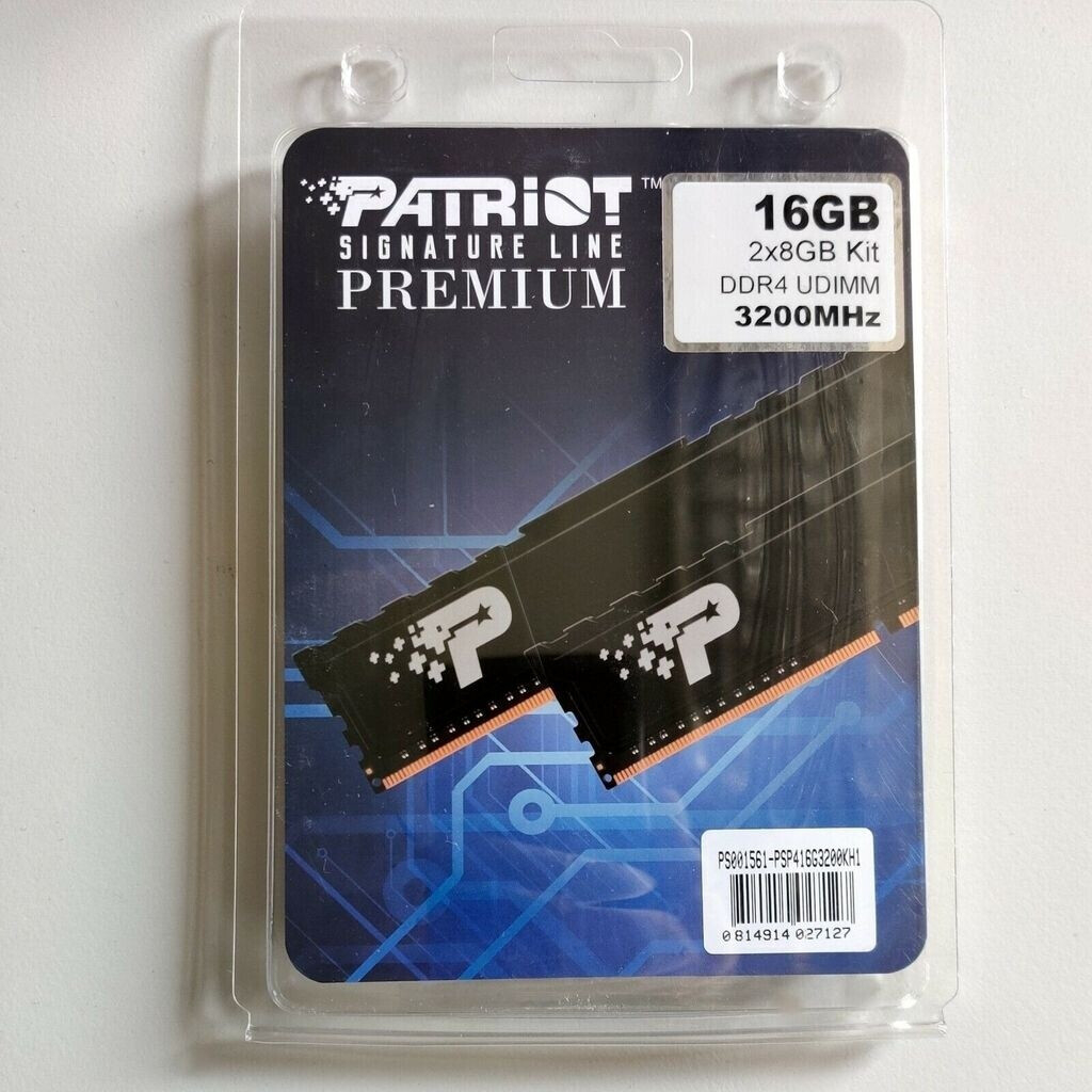 RAM DDR4 Patriot Signature Line Premium 16GB Kit (2x8GB) 3200 CL22