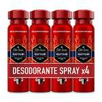 PACK X4 Old Spice Captain Spray Corporal Desodorante Para Hombres 150 ml [2'04€/ud]