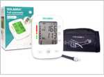 Tensiómetro de Brazo Eléctrico Dígital, Medidor de Presión Arterial en Casa con Memoria para 2 Usuarios y 99 Mediciones