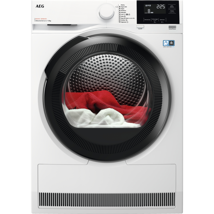 Secadora con Bomba de Calor Serie 8000 AbsoluteCare de 8 kg