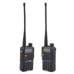 walkie-talkie UV-5R, Radio bidireccional, VHF/UHF, 136-174MHz y 400-520MHz, transceptor portátil FM con auricular