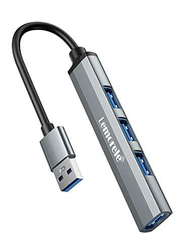Lemorele Hub USB 3.0 - USB Hub con 4 Puertos