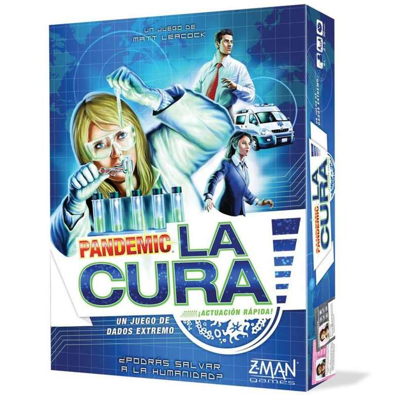 Pandemic "La Cura" - Juego de Mesa (Expansiones y Capitán SONAR Family en OFERTA también)