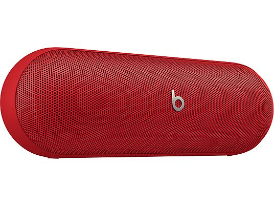 Apple Beats Pill - Altavoz Bluetooth inalámbrico y Cargador portátil Mediante USB-C, hasta 24 Horas de autonomía rojo y negro