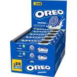 Oreo Original Galletas de Chocolate Rellenas de Crema Sabor Vainilla, 66 g