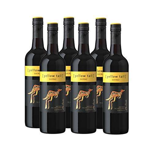 Yellow Tail Shiraz - Vino Tinto 100% Shiraz, D.O. Australia - Caja 6 botellas 75 cl