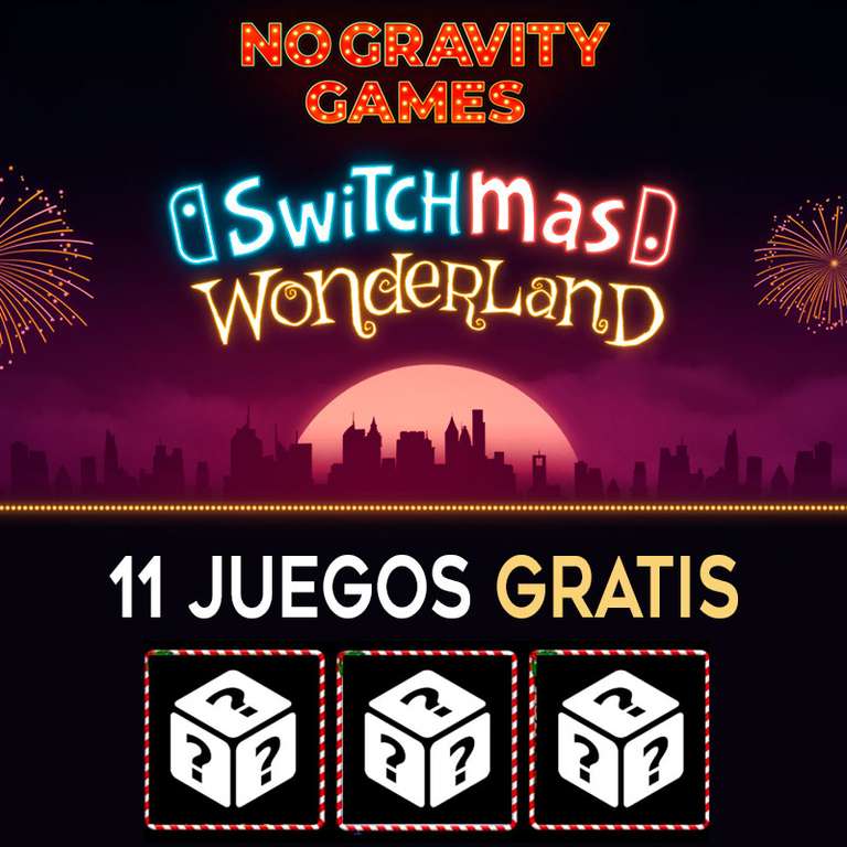 11 Juegos GRATIS para Nintendo Switch | No Gravity Games | del 11 al 20 de Diciembre