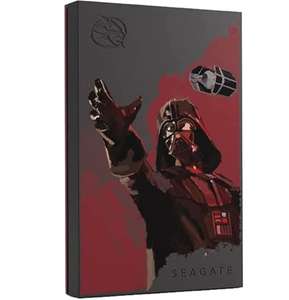 Seagate Firecuda Star Wars Darth Vader, 2 TB, USB, Negro, Rojo