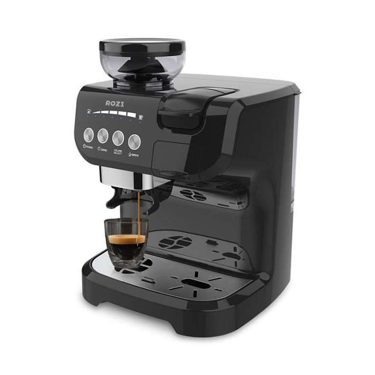Cafetera automática •Presión: 19 bar, Compatible: Café en grano, cápsula  Nespressor, cápsula Dolce Gusto » Chollometro