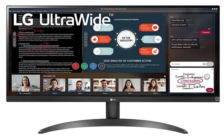 LG 29WP500-B - Monitor UltraWide Ultrapanorámico 29 pulgadas, 21:9, Panel IPS: 2560x1080, 250cd/m², 1000:1, sRGB>99%