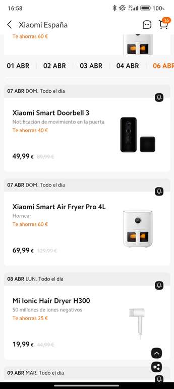 Recopilación de ofertas Daily Picks de Xiaomi