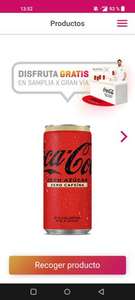 Coca-Cola zero zero gratis en samplia Gran via