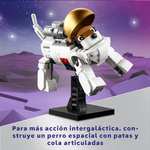 LEGO Creator 3 en 1 Astronauta Espacial de Juguete Convertible en Figura de Perro o en Maqueta de Nave de Ataque
