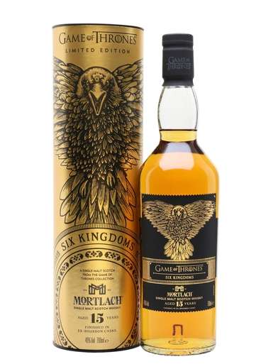 Mortlach 15 - Whisky escocés puro de malta, Edición Limitada Juego De Tronos: Seis Reinos, 700 ml