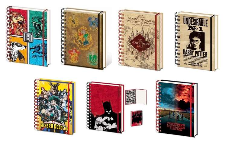 RECOPILACIÓN - Cuadernos y papelería en GAME desde 1,99€ a 4,99€ (Nintendo, Harry Potter, Star Wars...) / Recogida en tienda gratuita