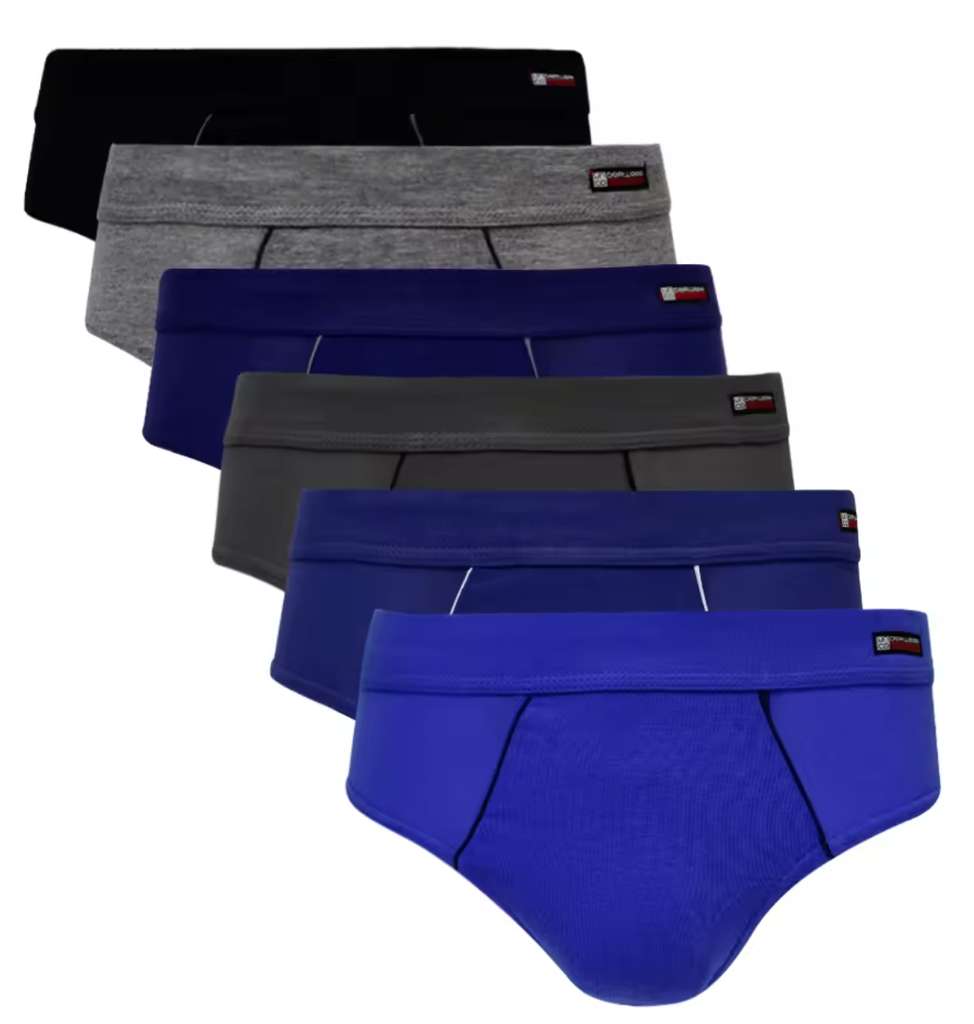 6x UNCO Calzoncillos Basico Hombre Slip de Algod n Ajustados