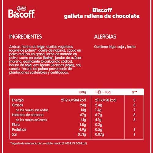 9 paquetes de galletas LOTUS BISCOFF rellenas de chocolate o crema Lotus (link en descripción) [te devuelven 8€ para gastar en Amazon]