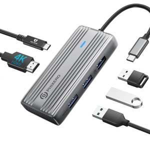 HIXERO USB C Hub Multiport Adapter