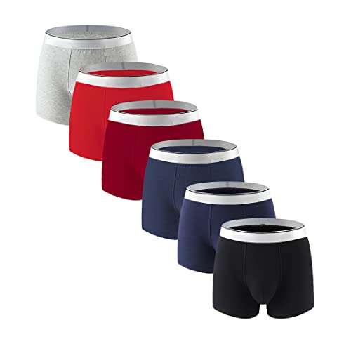 Pack 6 boxer de algodón para hombre - Disponible otros pack de colores -  (S, M, L y XL) » Chollometro