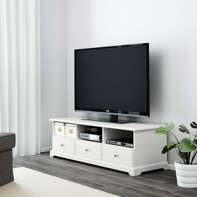 LIATORP Mueble TV, blanco, 145x49x45 cm (Ikea Family)