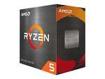 AMD Ryzen 5 5600 con ventilador Wraith Stealth, conector AM4/6 núcleos, 12 hilos/minuto, frecuencia de 3,5 GHz