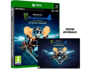 Xbox Monster Energy Supercross - The Official Videogame 4 + poster de regalo + DLC