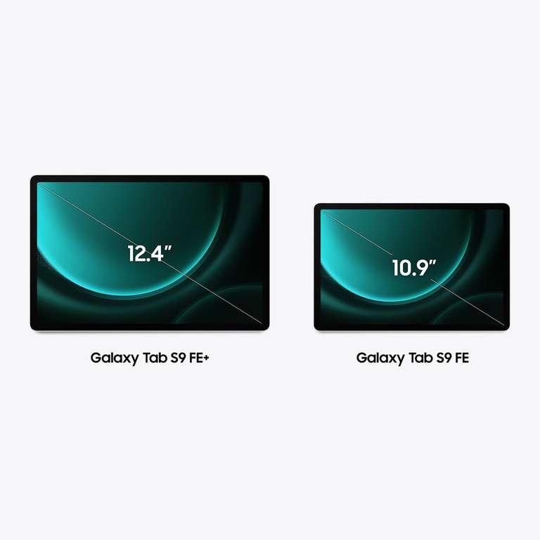 Samsung Galaxy Tab S9 FE - Tablet + Cargador, 128 GB, Wifi, S Pen incluido, Batería de Larga Duración, Clasificación IP 68, Verde Menta.
