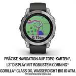 Garmin fenix 7 - Reloj GPS multideporte con pantalla táctil y funciones superiores, frecuencia cardíaca, mapas y música.