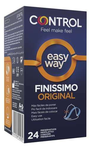 Caja 24 - Control Preservativos Easy Way Finissimo