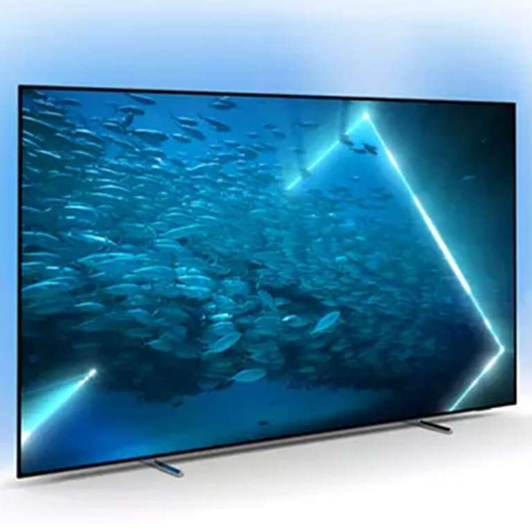 TV OLED 65" - Philips 65OLED707/12 | Android TV 11, 2xHDMI 2.1, HDR10+ Dolby Vision & Atmos, DTS, Ambilight 3 lados
