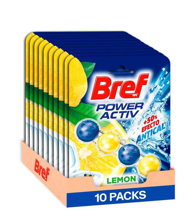 Bref Power Activ Limón Cesta WC (pack de 10 unidades)