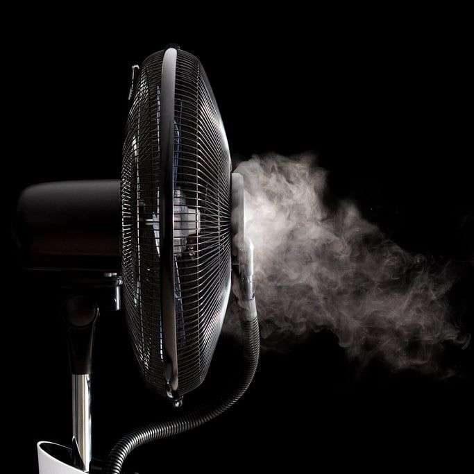 AIR MIST - Ventilador Nebulizador Oscilante Ultrasilencioso