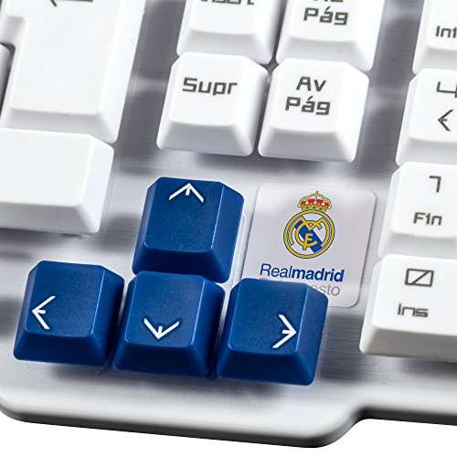 Teclado Mars Gaming MKRM Real Madrid Baloncesto