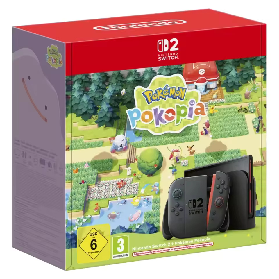 Nintendo Switch 2 + Pokémon Pokopia mediante código de descarga (Desde España)