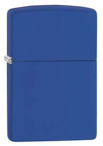 Mechero Zippo Royal Blue Matte, Metal, Azul, 3.5x1x5.5 cm