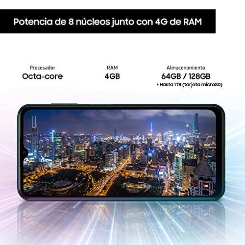 Samsung Galaxy M13 – Teléfono Móvil libre Android, Smartphone con 4GB de RAM, 128 GB de Almacenamiento, Rosa [Versión española]