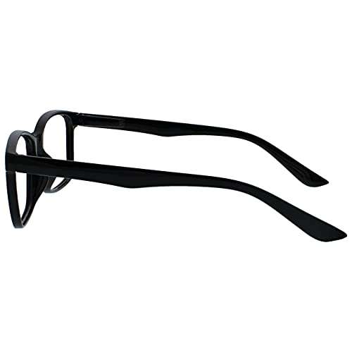 The Reading Glasses Company Gafas De Lectura Negro Y Marrón Carey Lectores Valor Pack 2 Grande Hombres Rr83-12 +3,50 2 Unidades 58 g